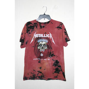 Metallica In Vertigo You Will Be Upcycled Tie-Dye TShirt Size Medium